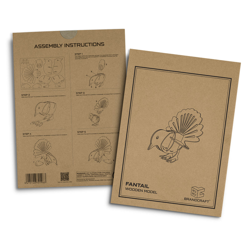 Trends 124050 BRANDCRAFT Fantail Wooden Model – Sleeve