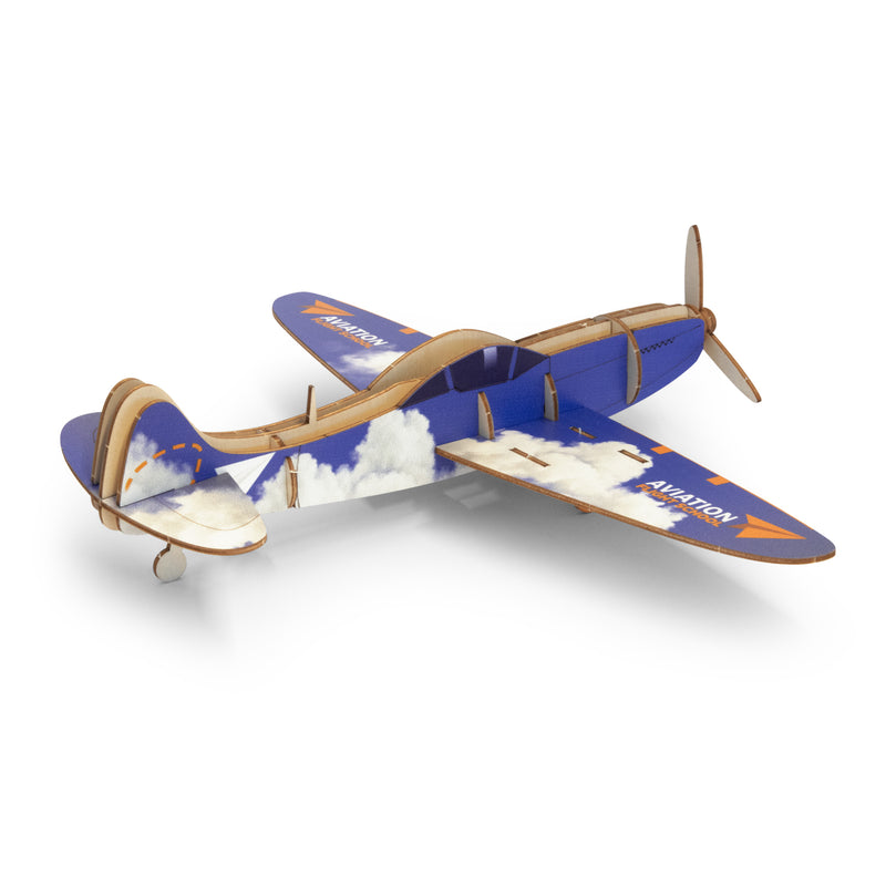 Trends 124054 BRANDCRAFT Spitfire Wooden Model – Right Side