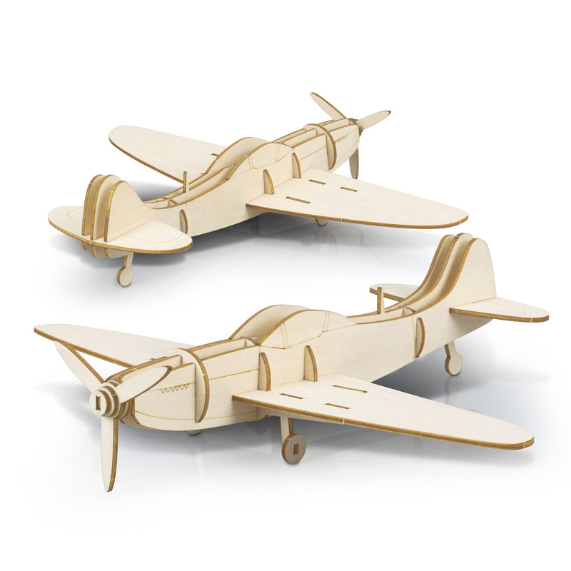 Trends 124054 BRANDCRAFT Spitfire Wooden Model – Assembled Unbranded