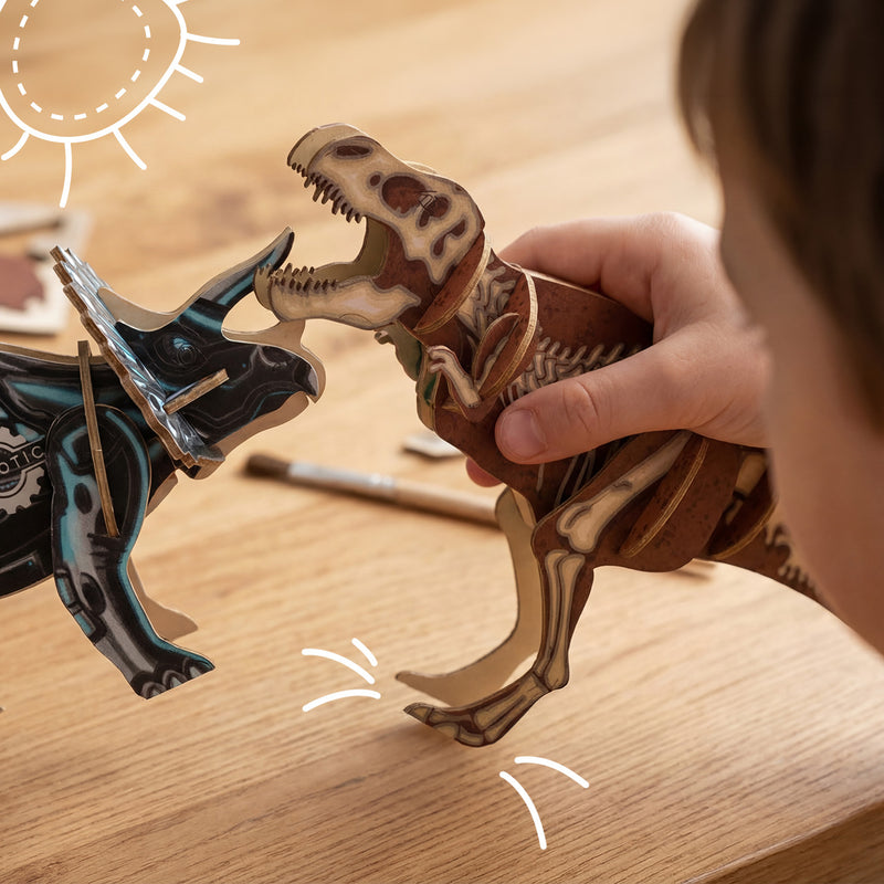 Trends 124055 BRANDCRAFT Tyrannosaurus Rex Wooden Model – Feature