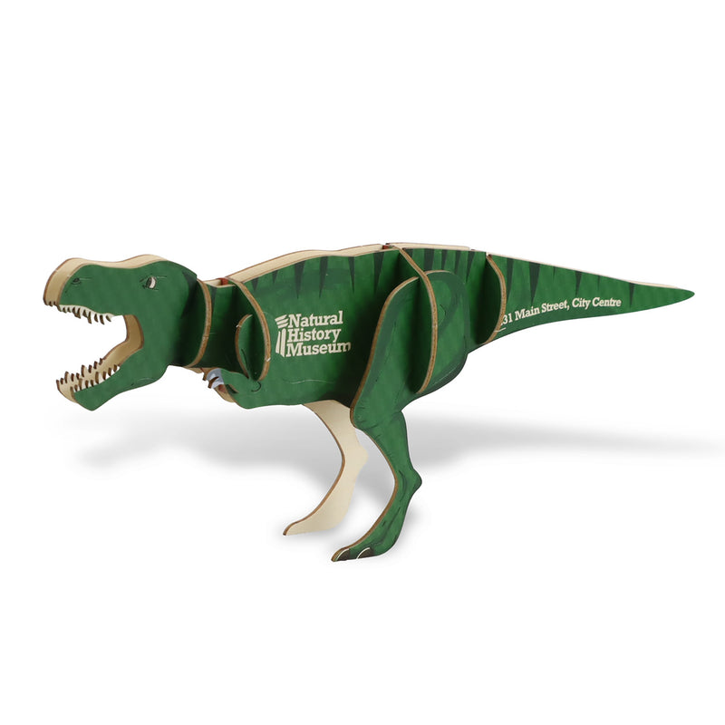 Trends 124055 BRANDCRAFT Tyrannosaurus Rex Wooden Model – Left Side