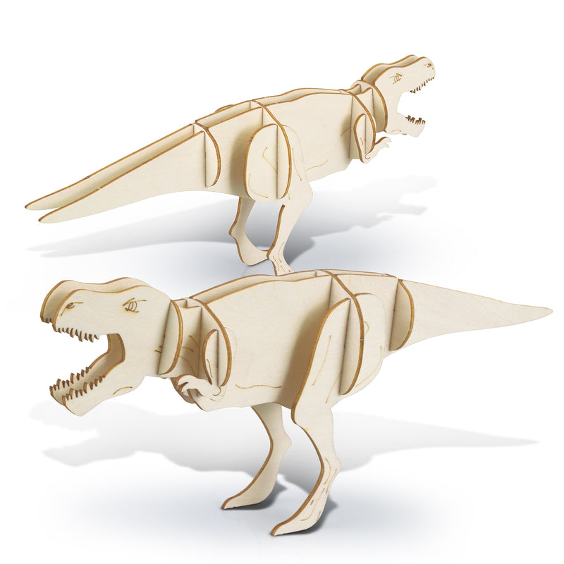 Trends 124055 BRANDCRAFT Tyrannosaurus Rex Wooden Model – Assembled Unbranded