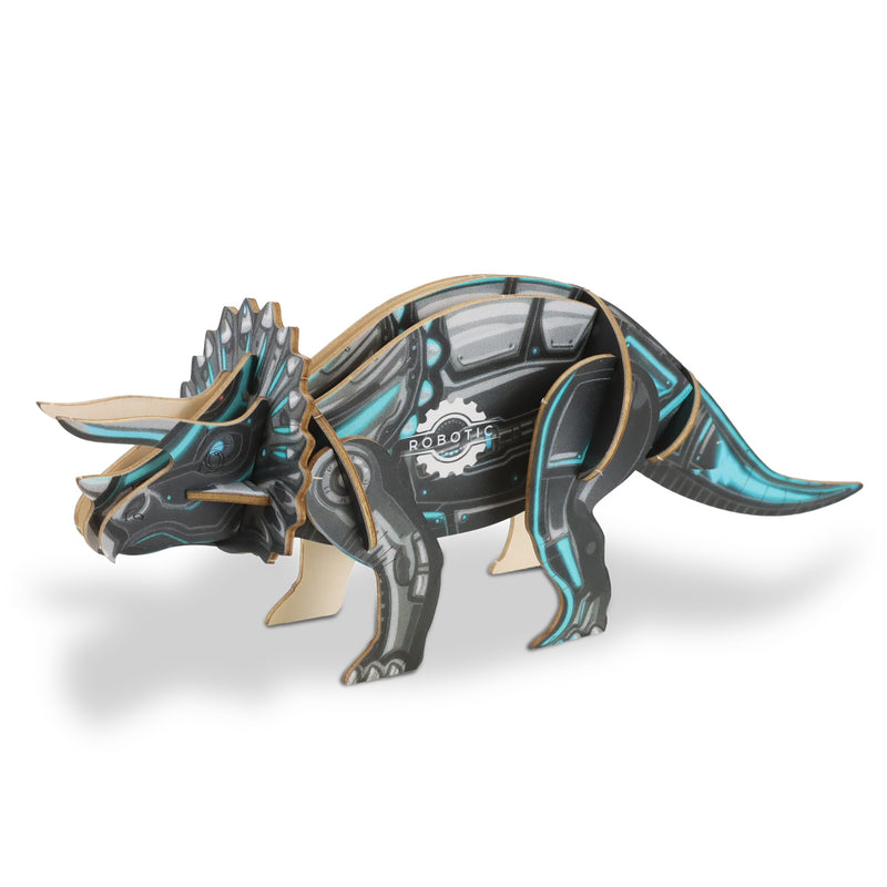 Trends 124056 BRANDCRAFT Triceratops Wooden Model – Left Side