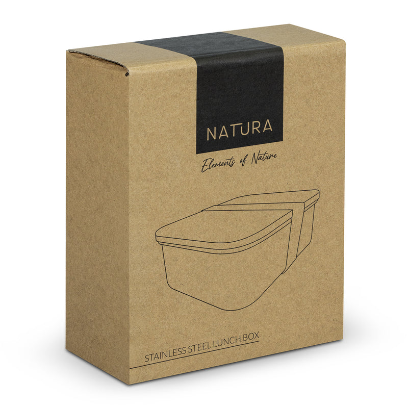 Trends 124137 NATURA Stainless Steel Lunch Box – Gift Box