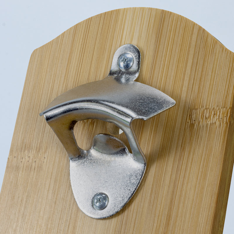 Trends 124703 NATURA Bamboo Wall Mounted Bottle Opener – Detail