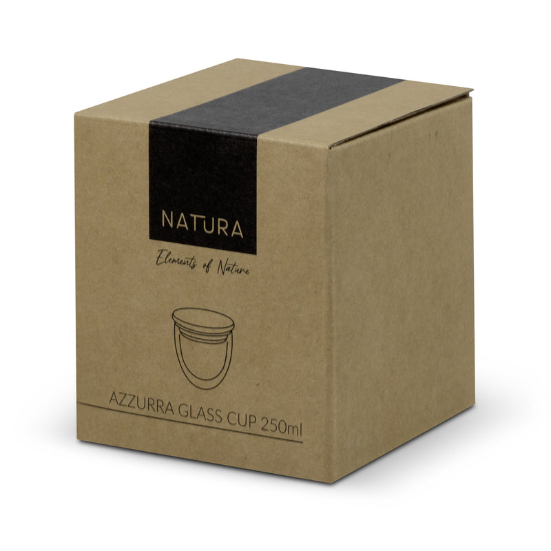 Trends 124977 NATURA Azzurra Glass Cup - 250ml – Gift Box