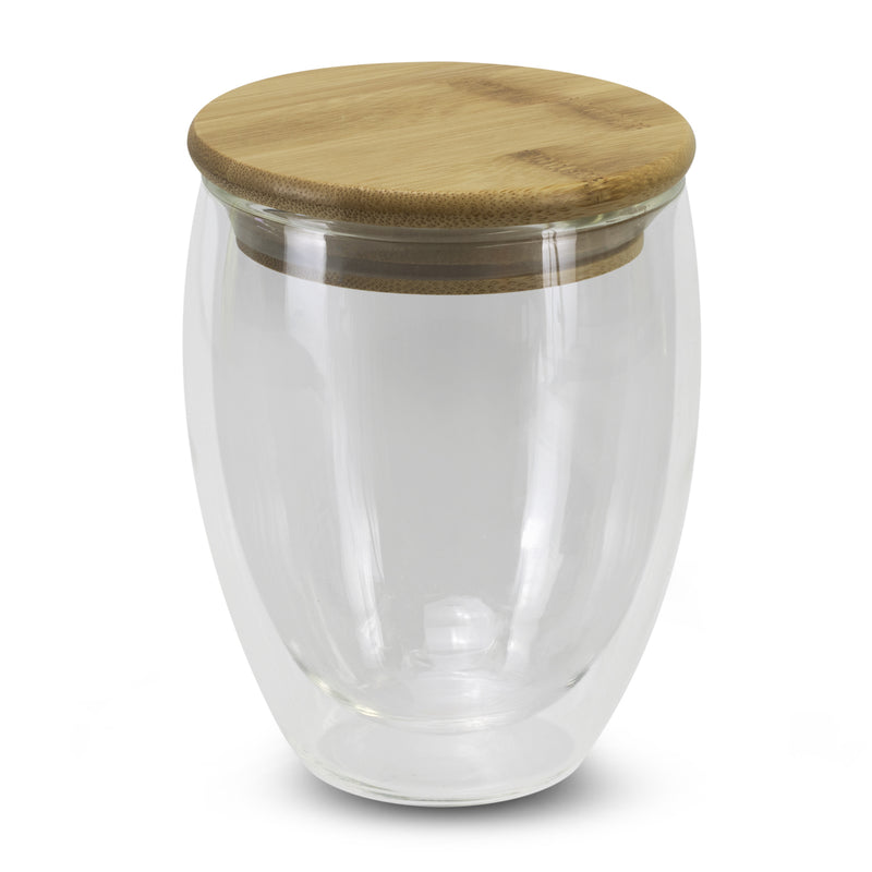 Trends 124980 Azzurra Glass Set - 350ml – Clear/Natural Lid