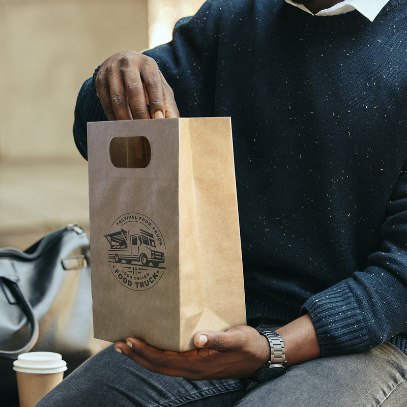 Trends 125052 Medium Die Cut Paper Bag Portrait – Feature