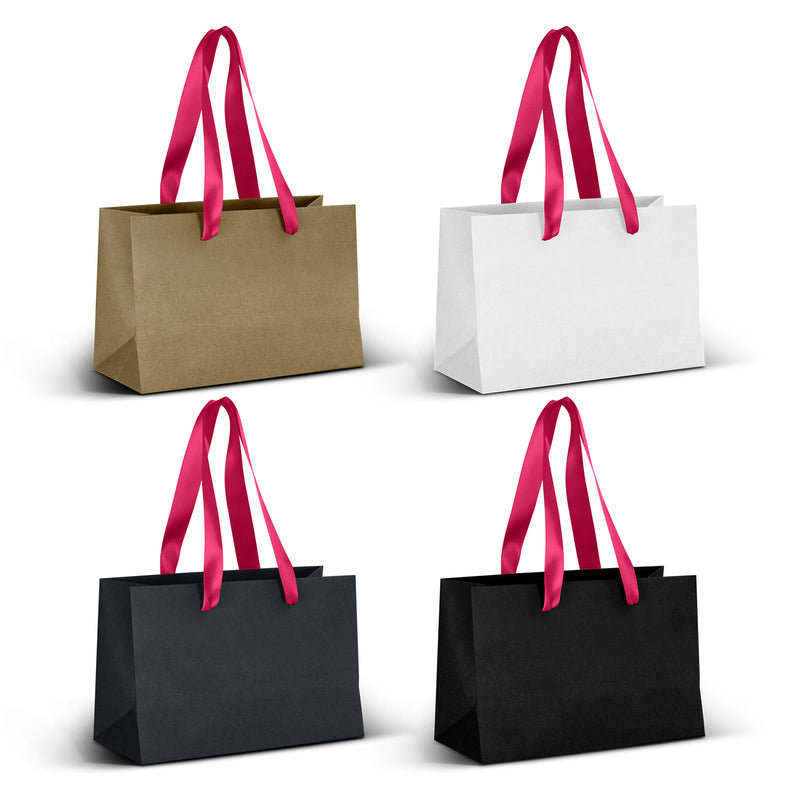 Trends 125056 Small Ribbon Handle Paper Bag – Pink Ribbon