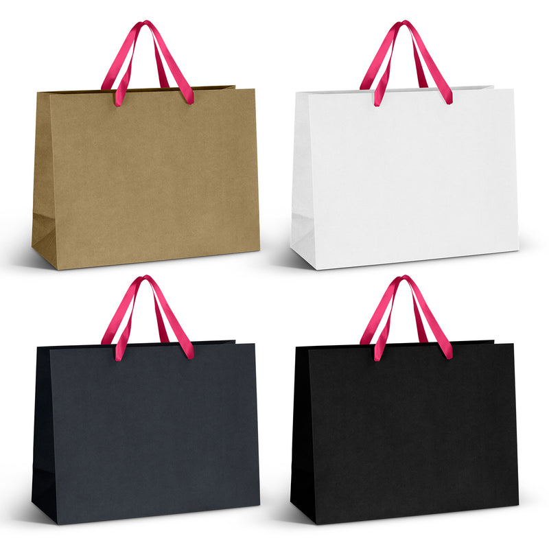 Trends 125059 Extra Large Ribbon Handle Paper Bag – Pink Ribbon