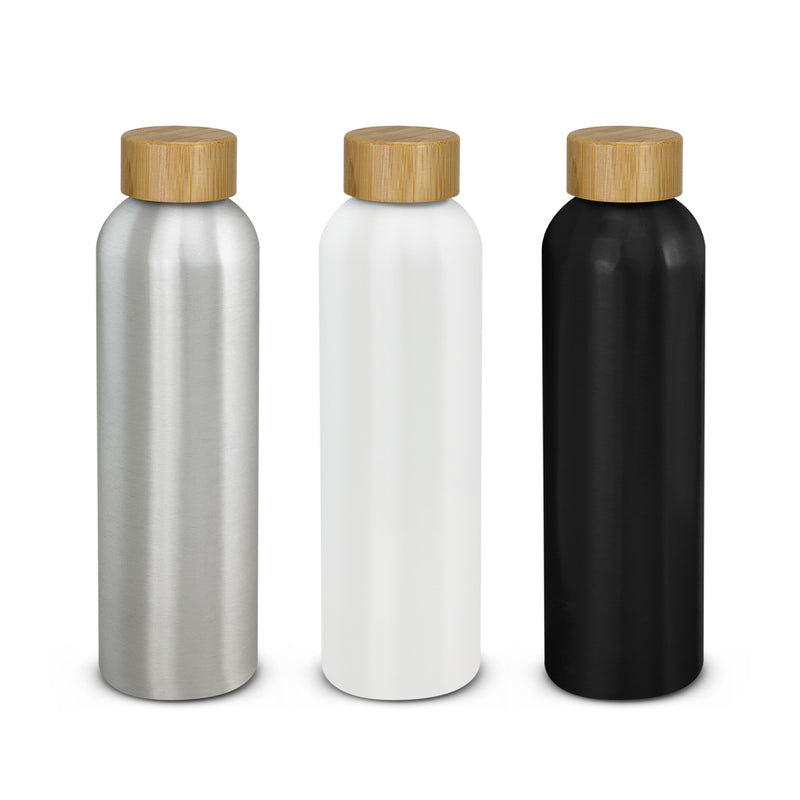 Trends 125304 Eden Aluminium Bottle Bamboo Lid