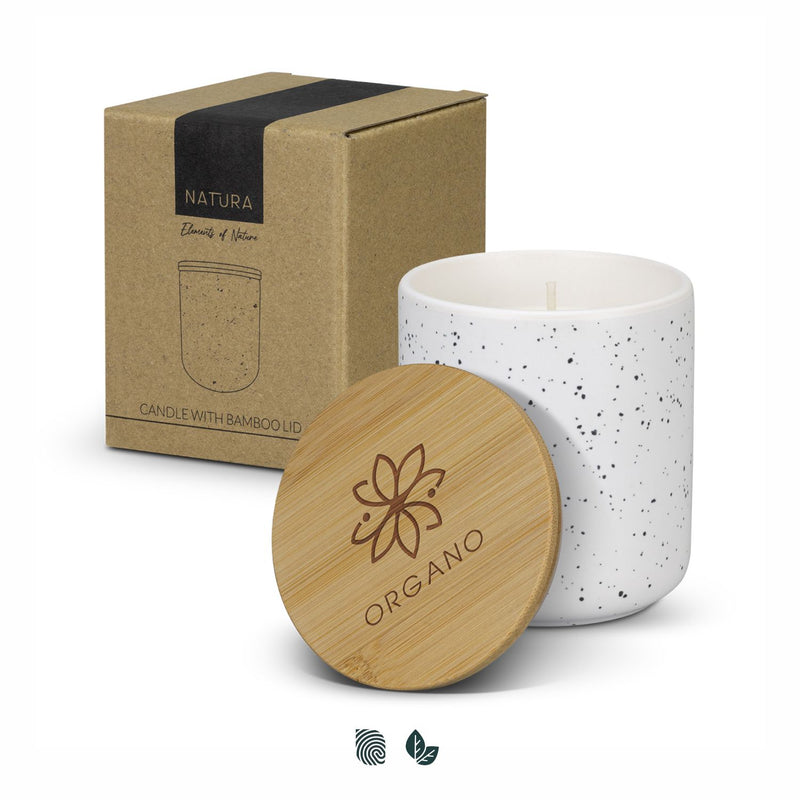 Trends 125317 NATURA Candle with Bamboo Lid – Impact Aware