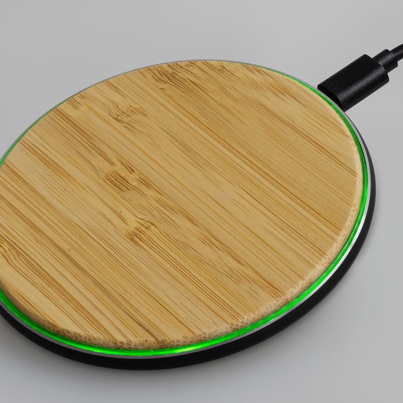 Trends 125555 Bamboo 15W Wireless Fast Charger – Detail