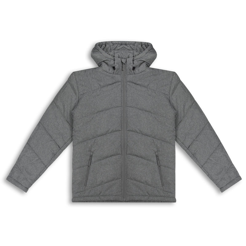 Trends 125973 TRENDSWEAR Newport Mens Puffer Jacket – Heather Charcoal