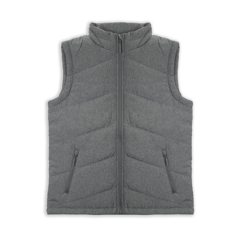 Trends 125977 TRENDSWEAR Newport Womens Puffer Vest – Heather Charcoal