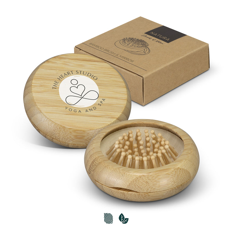 Trends 125992 NATURA Bamboo Brush and Mirror – Impact Aware
