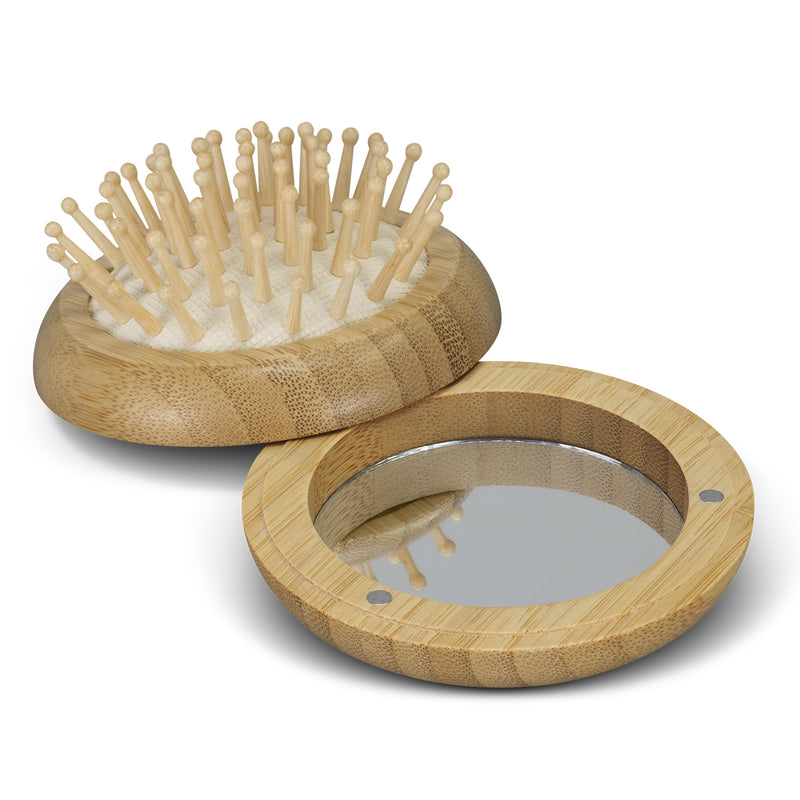 Trends 125992 NATURA Bamboo Brush and Mirror – Open