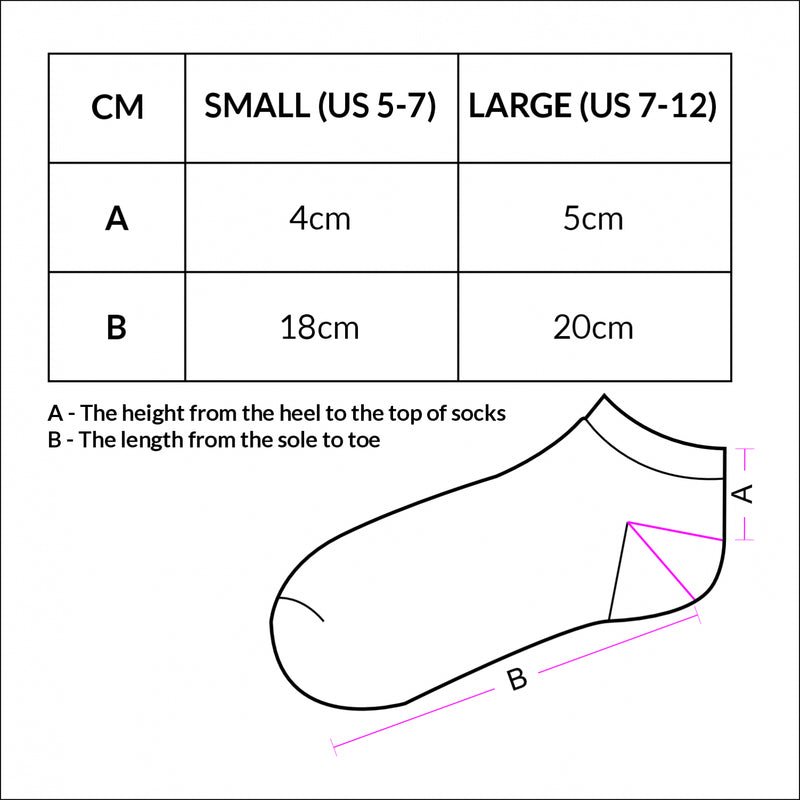 Trends 126096 June Ankle Socks – Sizing