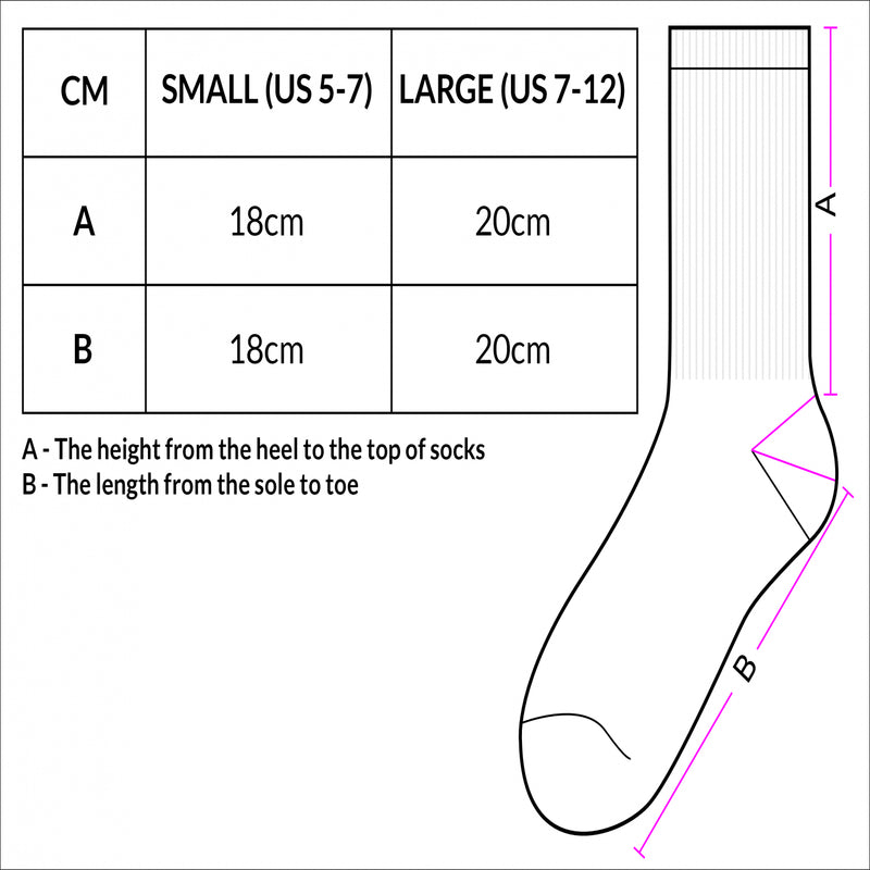 Trends 126098 June Crew Socks – Sizing