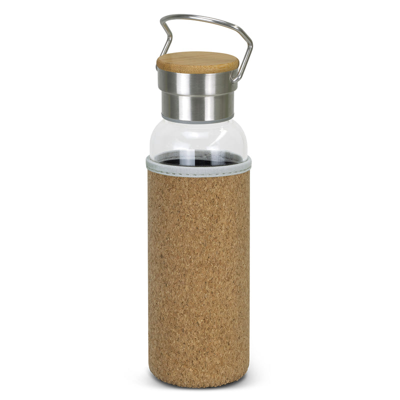 Trends 126236 Nomad Glass Bottle - Cork Sleeve – Clear/Natural Sleeve