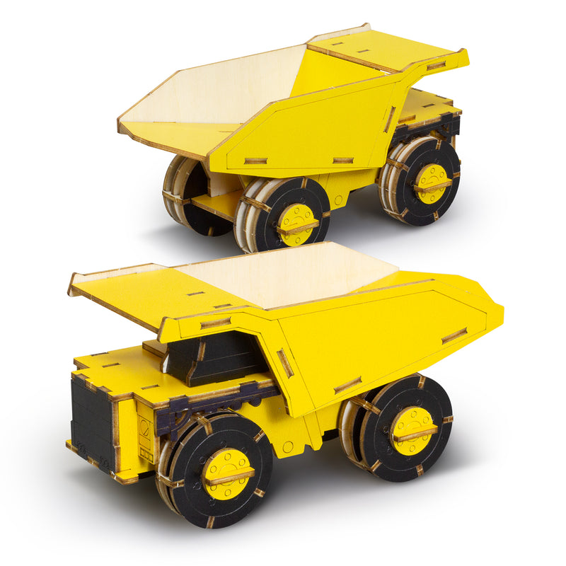 Trends 126728 BRANDCRAFT Mining Truck Wooden Model – Feature