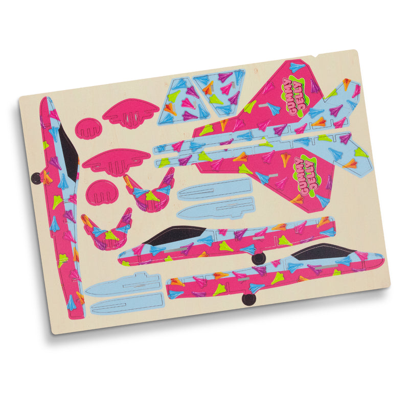 Trends 126729 BRANDCRAFT Jet Fighter Wooden Model – Direct Digital