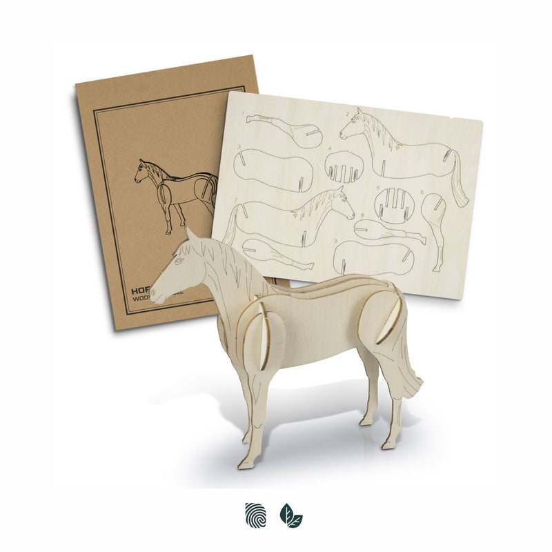 Trends 126730 BRANDCRAFT Horse Wooden Model – Impact Aware
