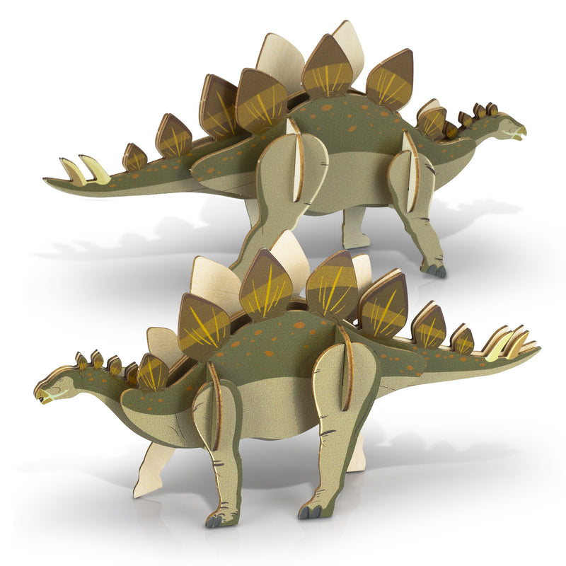 Trends 126732 BRANDCRAFT Stegosaurus Wooden Model – Feature