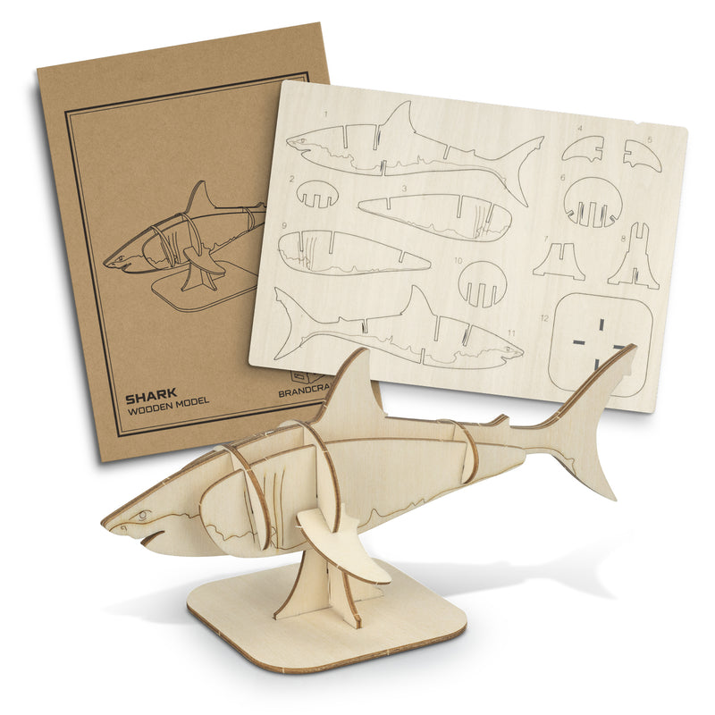 Trends 126734 BRANDCRAFT Shark Wooden Model