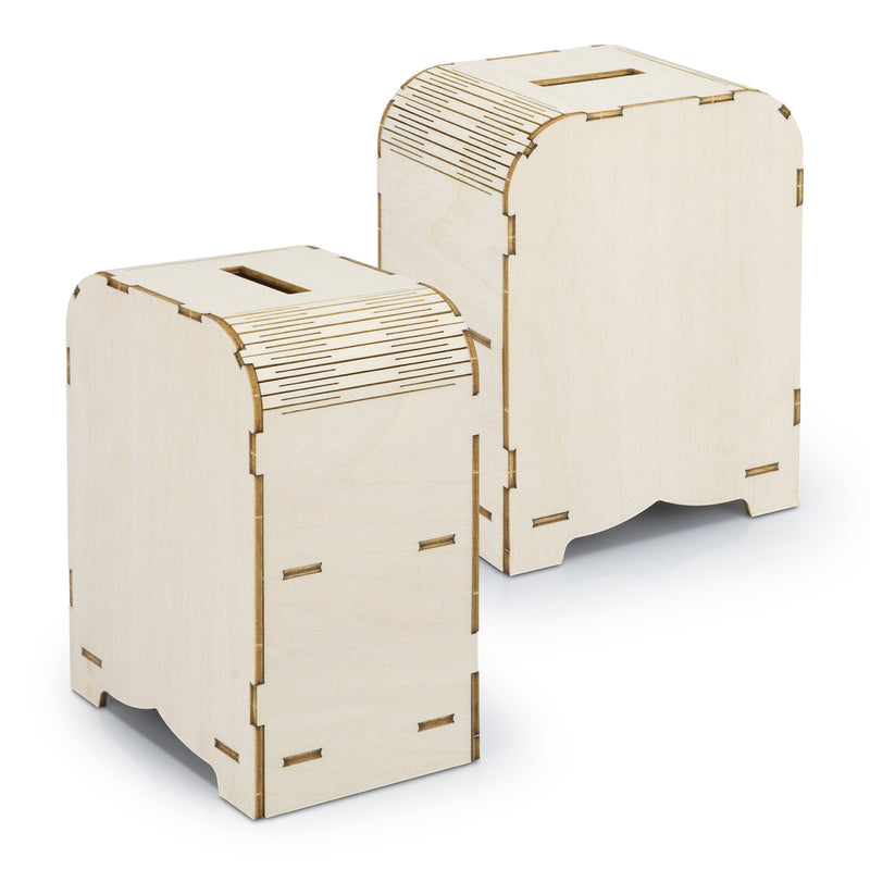 Trends 126735 BRANDCRAFT Money Box Wooden Model – Assembled