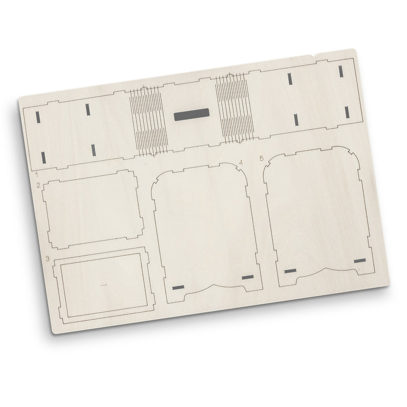 Trends 126735 BRANDCRAFT Money Box Wooden Model – Flat Sheet