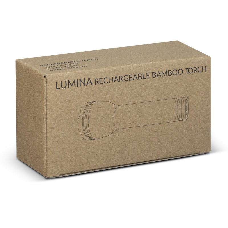 Trends 126810 Lumina Rechargeable Bamboo Torch – Gift Box