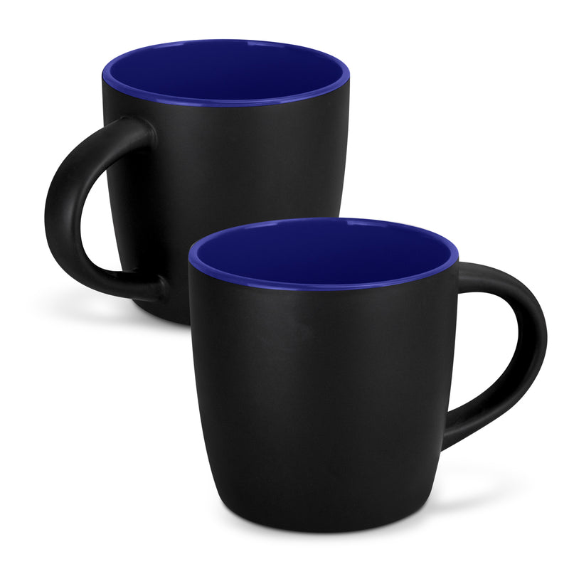 Trends 127104 Mocha Coffee Mug - Two-Tone – Black/Dark Blue
