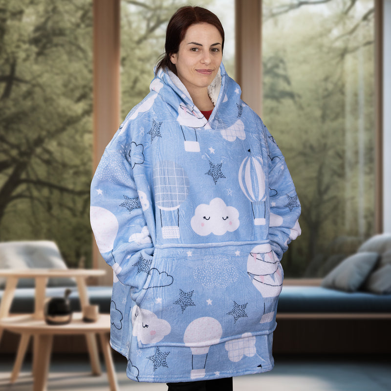 Trends 127224 Full Colour Blanket Hoodie – Feature