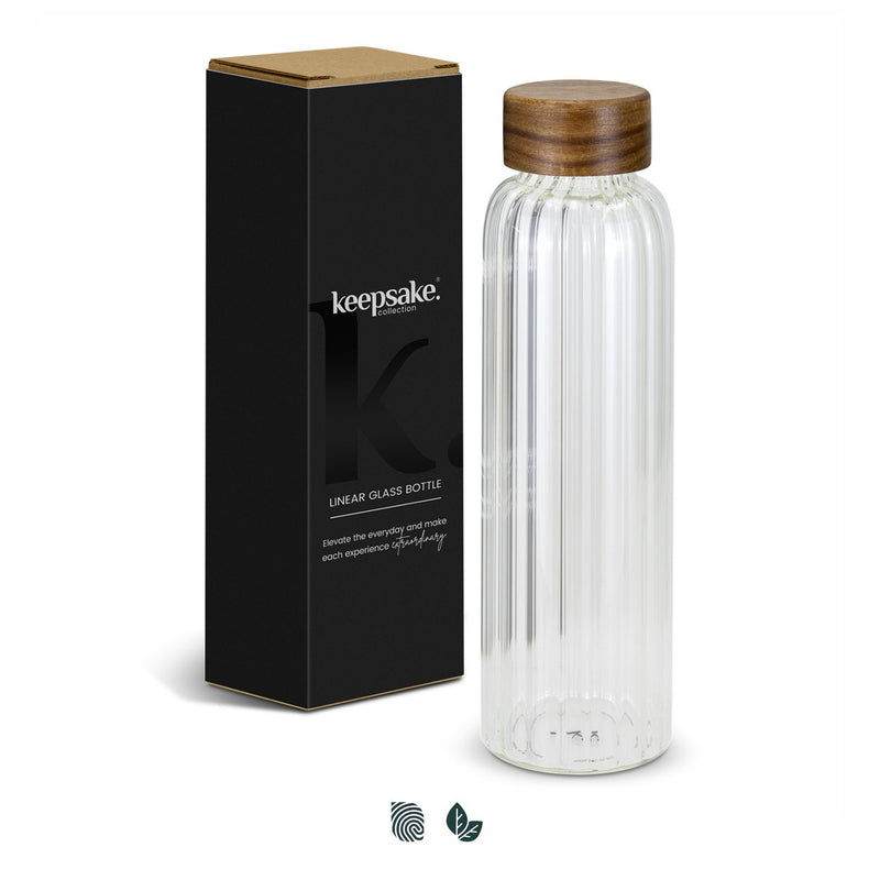 Trends 127436 Keepsake Linear Glass Drink Bottle – Impact Aware