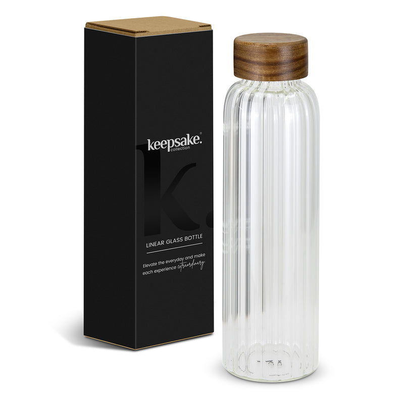 Trends 127436 Keepsake Linear Glass Drink Bottle