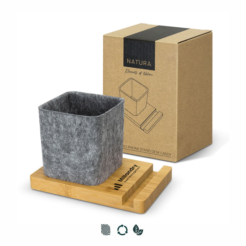 Trends 127793 NATURA Bamboo Phone Stand Desk Caddy – Impact Aware