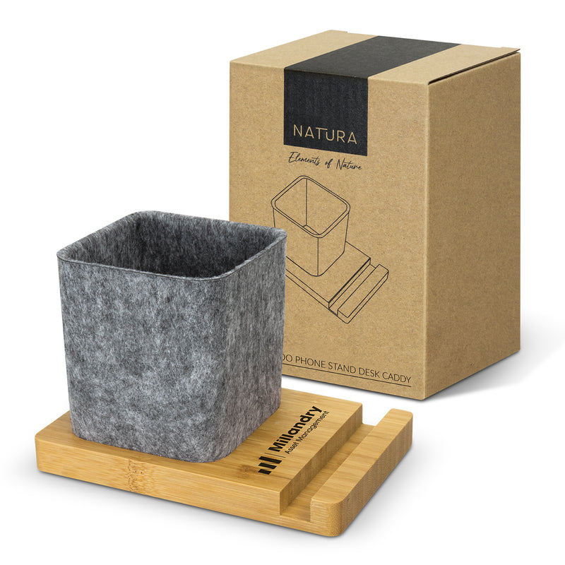 Trends 127793 NATURA Bamboo Phone Stand Desk Caddy
