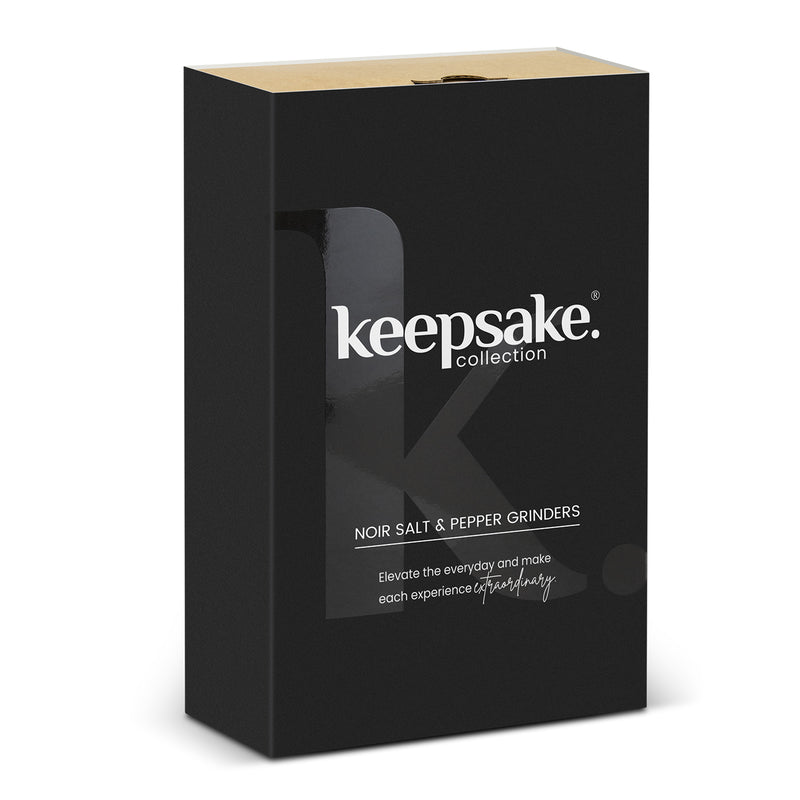 Trends 127829 Keepsake Noir Salt and Pepper Grinders – Gift Box