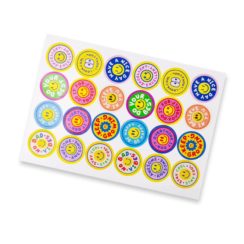Trends 127921 Sticker Sheet 44mm Circle - Gloss