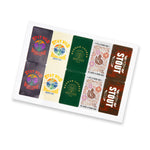 Trends 127922 Sticker Sheet 88 x 50mm Rectangle - Gloss