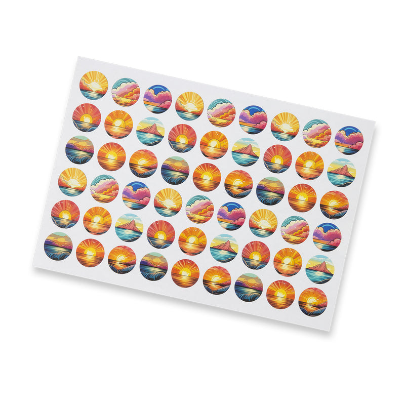 Trends 127923 Sticker Sheet 26mm Circle - Matte