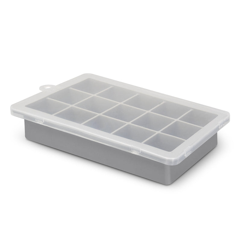 Trends 128024 Blizzard Ice Tray with Lid – Grey/Transparent