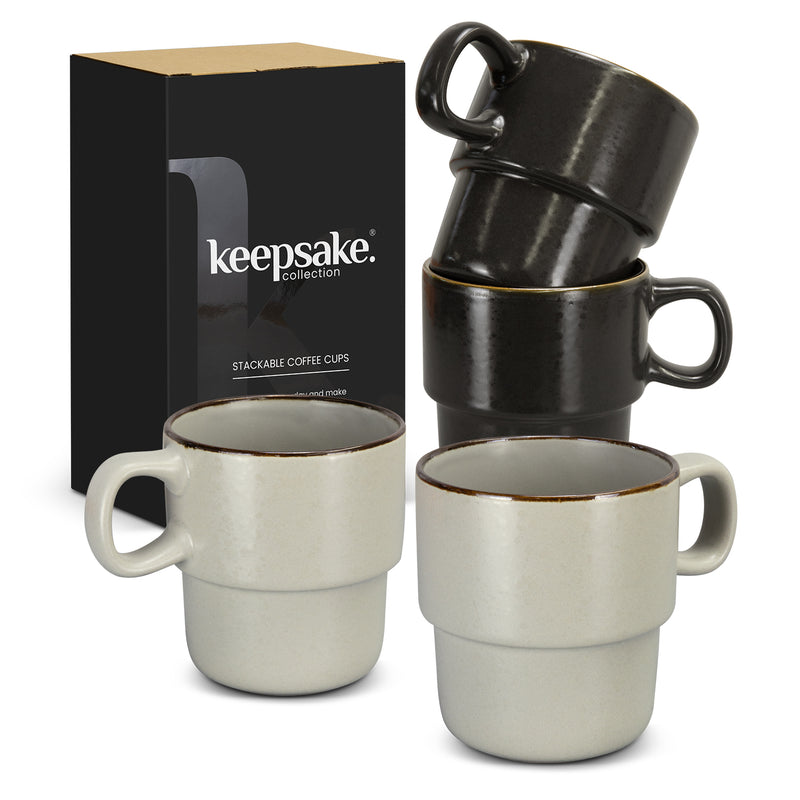 Trends 128486 Keepsake Stackable Coffee Cup - Set of 2