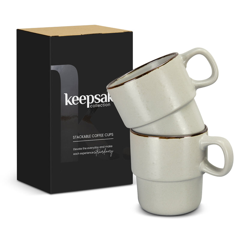 Trends 128486 Keepsake Stackable Coffee Cup - Set of 2 – Packaging