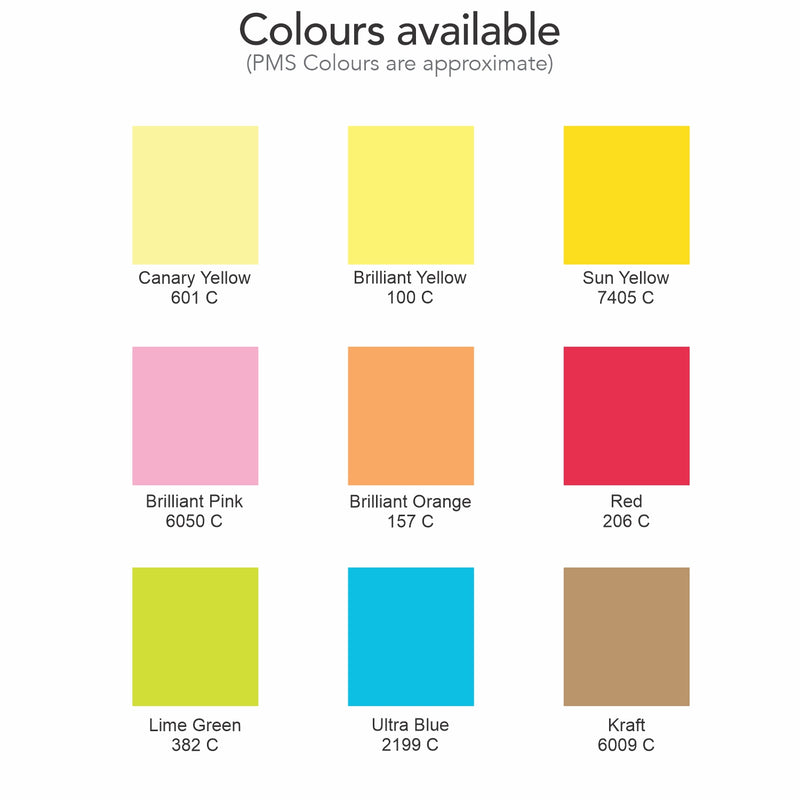Trends 128820 Coloured Sticky Pad 100 x 75mm - 50 Sheets New – Colour Options