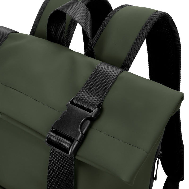 Trends 129110 ARCHER Soft-Touch Flap Backpack New – Buckle