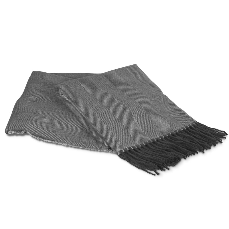 Trends 129222 Keepsake Throw Blanket – Grey