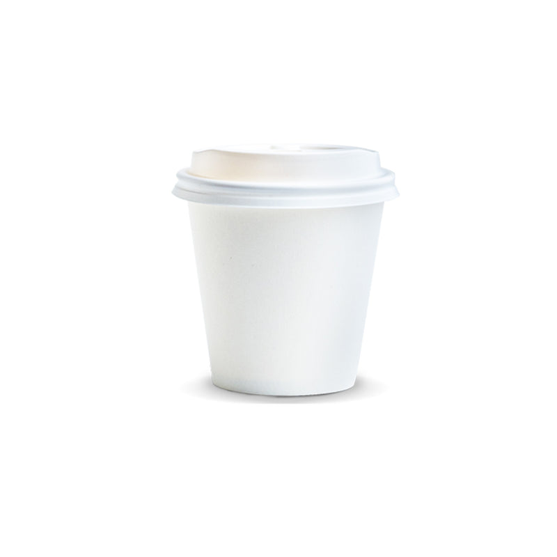 Trends 129422 Kudos Paper Coffee Cup - 180ml – White Lid