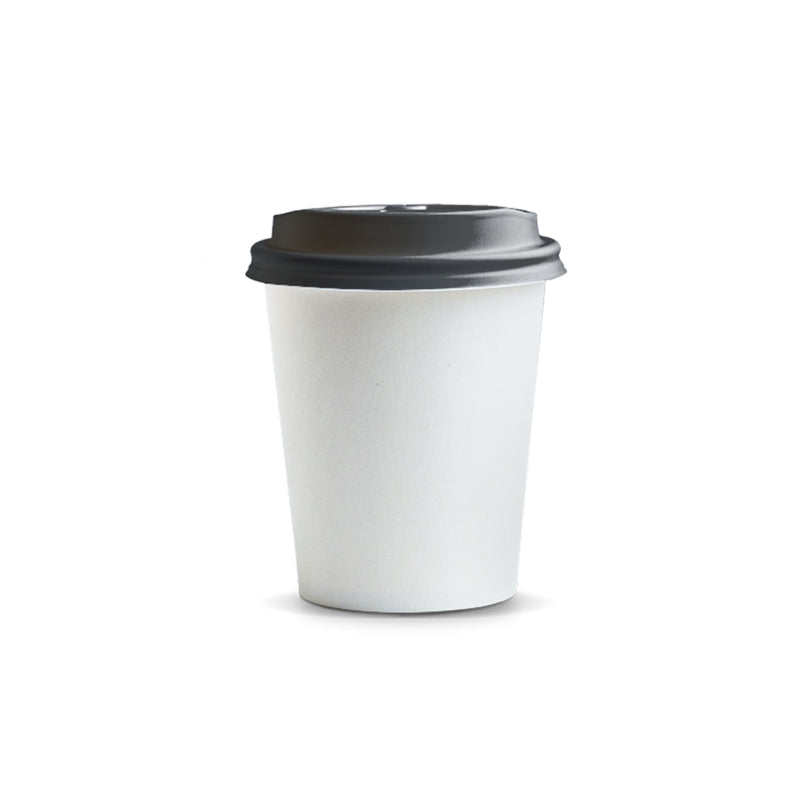 Trends 129423 Kudos Paper Coffee Cup - 230ml – Black Lid